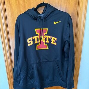 Nike Iowa State Black Pullover Hoodie - Men's